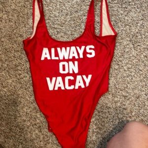 Always on Vacay - size M/L private party one piece